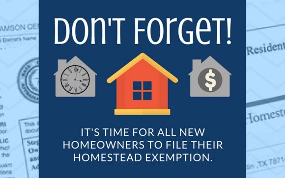 Homestead Exemption Deadline