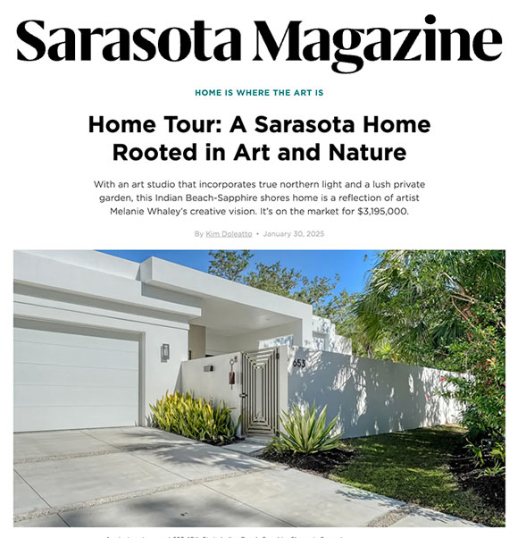 Sarasota Magazine Luxury Home Article