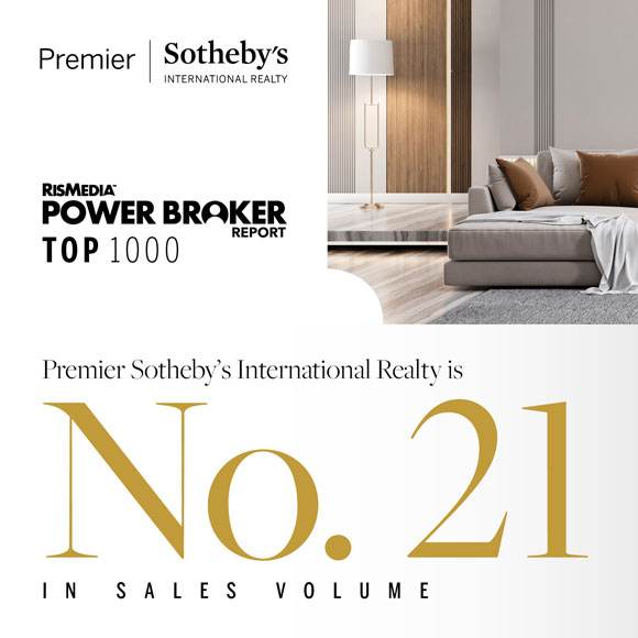 Premier Sotheby's Ranked 21 in the Nation
